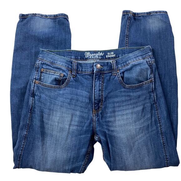 Wrangler Slim straight Jeans Men's Retro 34(36) x 34 - Picture 1 of 3